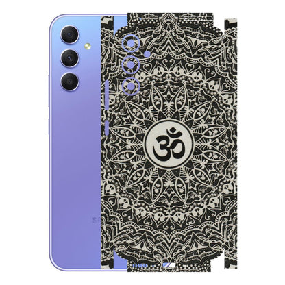 Samsung A/S Series Phone Skins (All Models) - Aum Elegant Mandala - 3D Embossed Finish (L-62) Samsung Galaxy A34 (5G)
