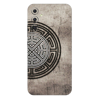 Samsung A/S Series Phone Skins (All Models) - Mysterious Circular Design - 3D Embossed Finish (L-63) Samsung Galaxy A34 (5G)