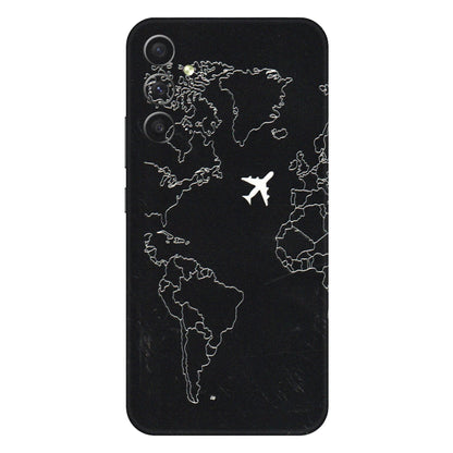 Samsung A/S Series Phone Skins (All Models) - Never Ending Travel - 3D Embossed Finish (L-79) Samsung Galaxy A34 (5G)
