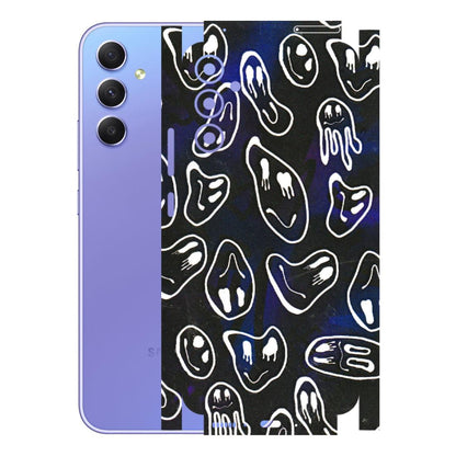 Samsung A/S Series Phone Skins (All Models) - Distorted Smileys - 3D Embossed Finish (L-92) Samsung Galaxy A34 (5G)