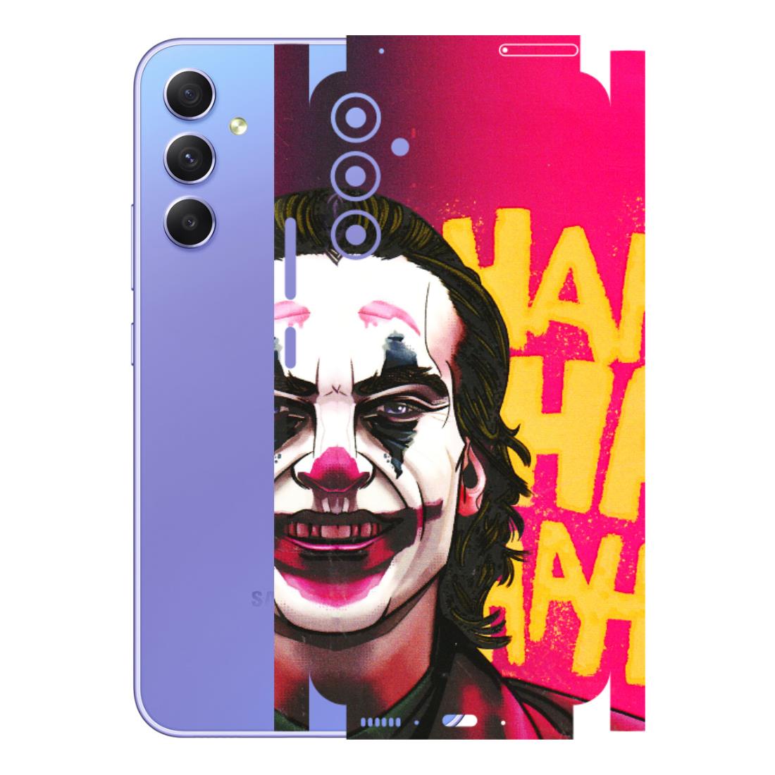 Samsung A/S Series Phone Skins (All Models) - Joker Evil Laugh - 3D Embossed Finish (L-97) Samsung Galaxy A34 (5G)