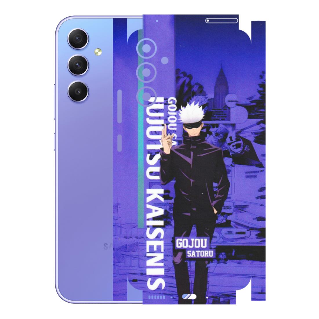 Samsung A/S Series Phone Skins (All Models) - Jujutsu Kaisen Gojo - Matte Finish (M-05) Samsung Galaxy A34 (5G)
