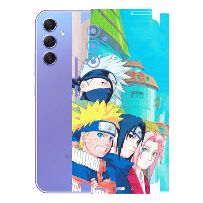 Samsung A/S Series Phone Skins (All Models) - Team Minato And Kakashi - Matte Finish (M-101) Samsung Galaxy A34 (5G)