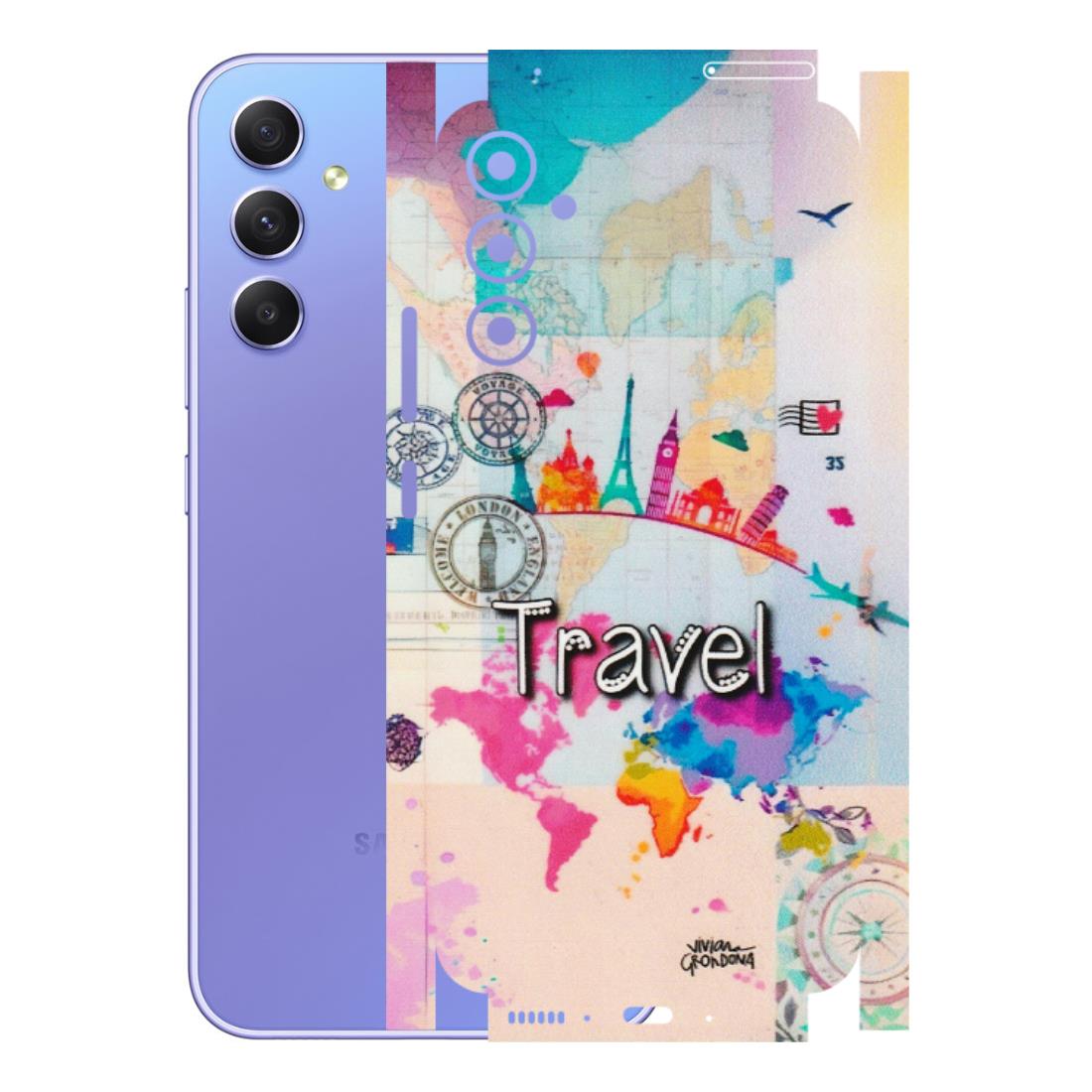 Samsung A/S Series Phone Skins (All Models) - Travel The Wonders - Matte Finish (M-108) Samsung Galaxy A34 (5G)