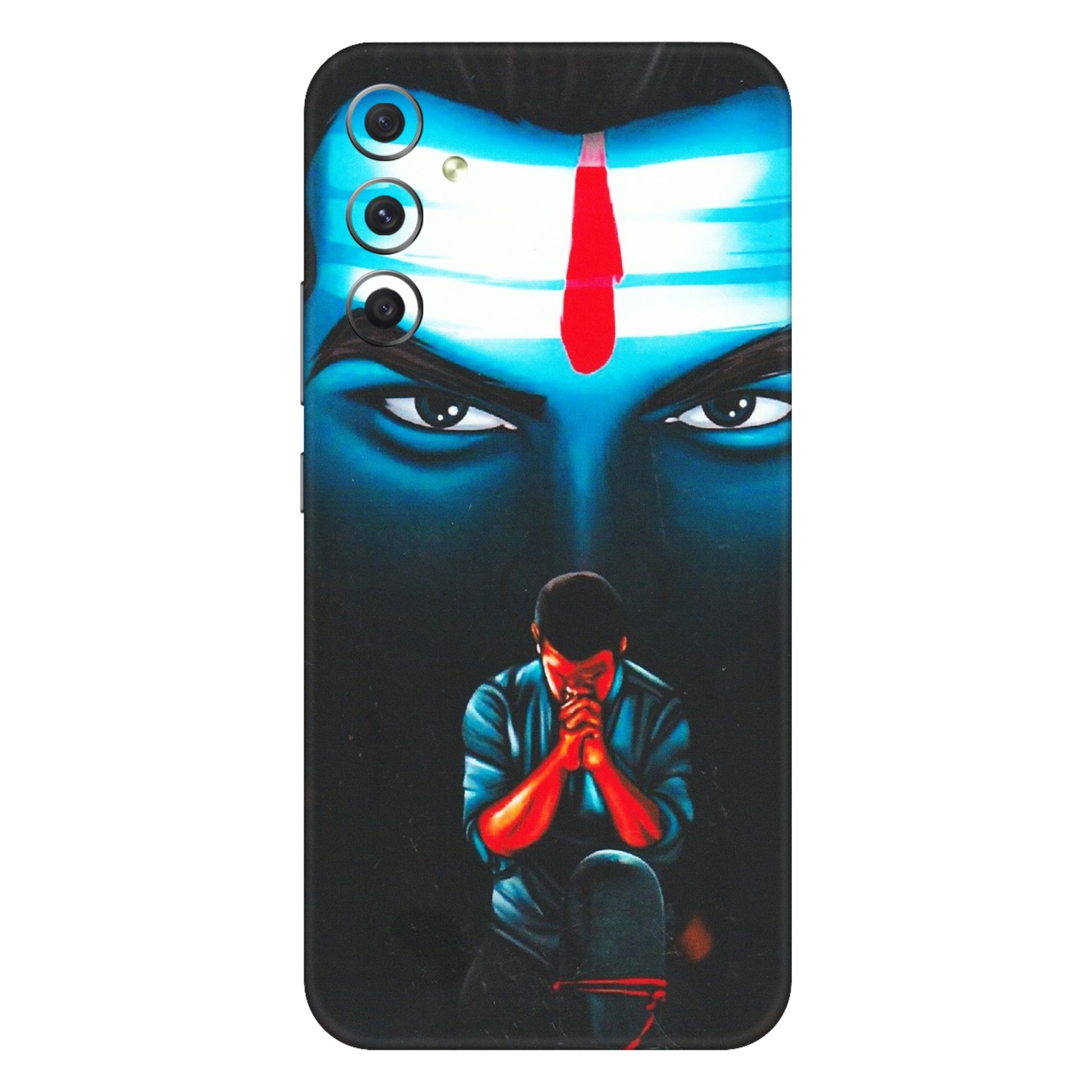 Samsung A/S Series Phone Skins (All Models) - Mahakal Bhakt - Matte Finish (M-112) Samsung Galaxy A34 (5G)