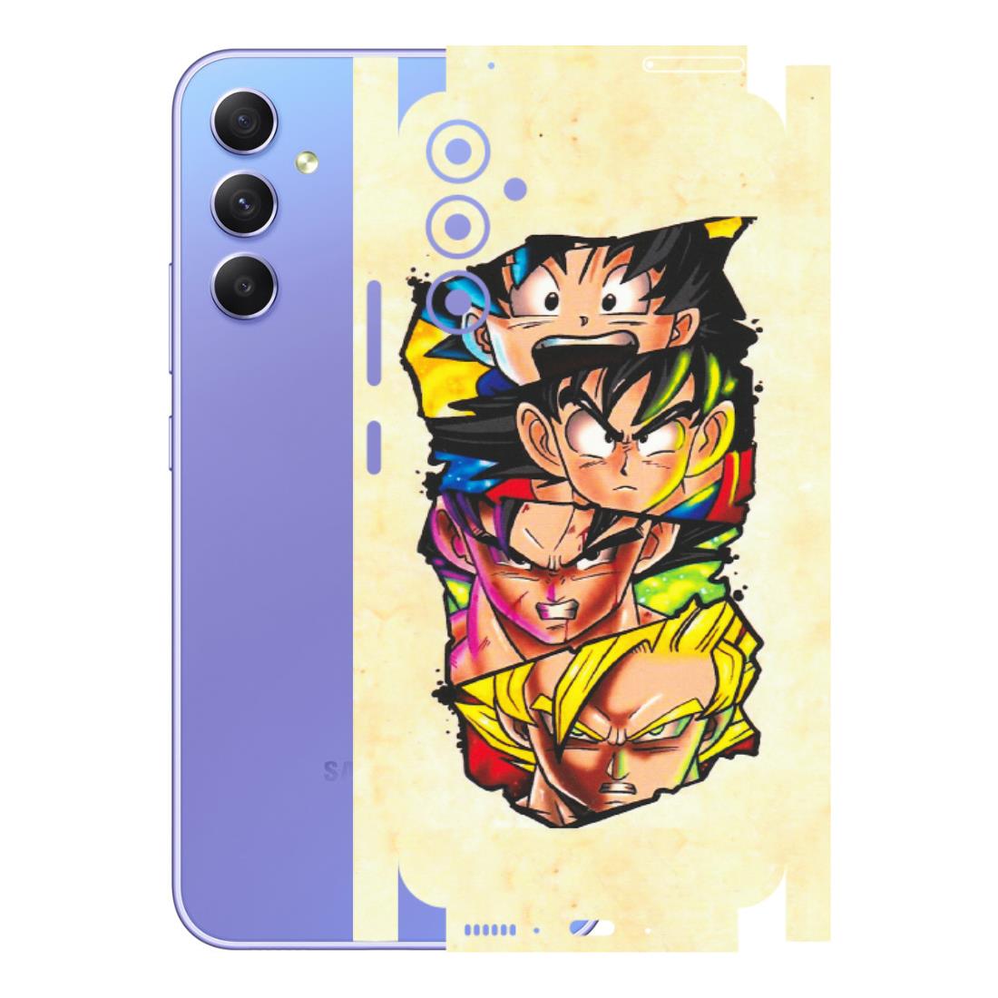Samsung A/S Series Phone Skins (All Models) - Angry Multi Anime - Matte Finish (M-113) Samsung Galaxy A34 (5G)