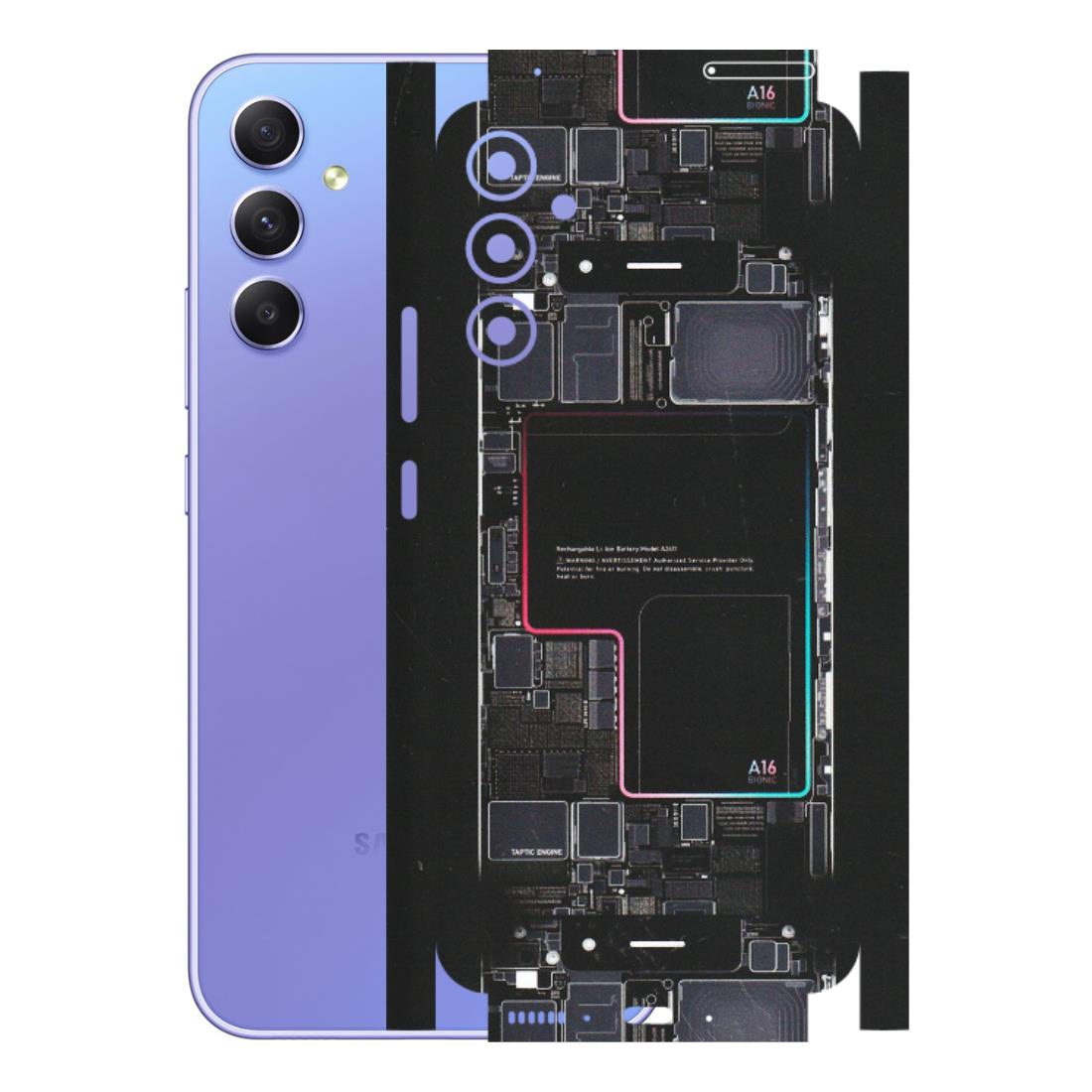 Samsung A/S Series Phone Skins (All Models) - Motherboard Circuit Layout - Matte Finish (M-117) Samsung Galaxy A34 (5G)