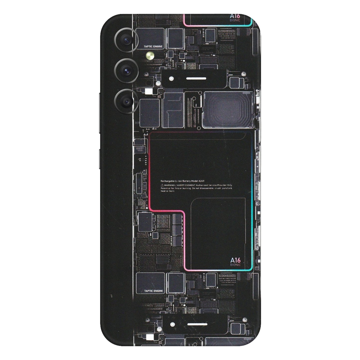 Samsung A/S Series Phone Skins (All Models) - Motherboard Circuit Layout - Matte Finish (M-117) Samsung Galaxy A34 (5G)