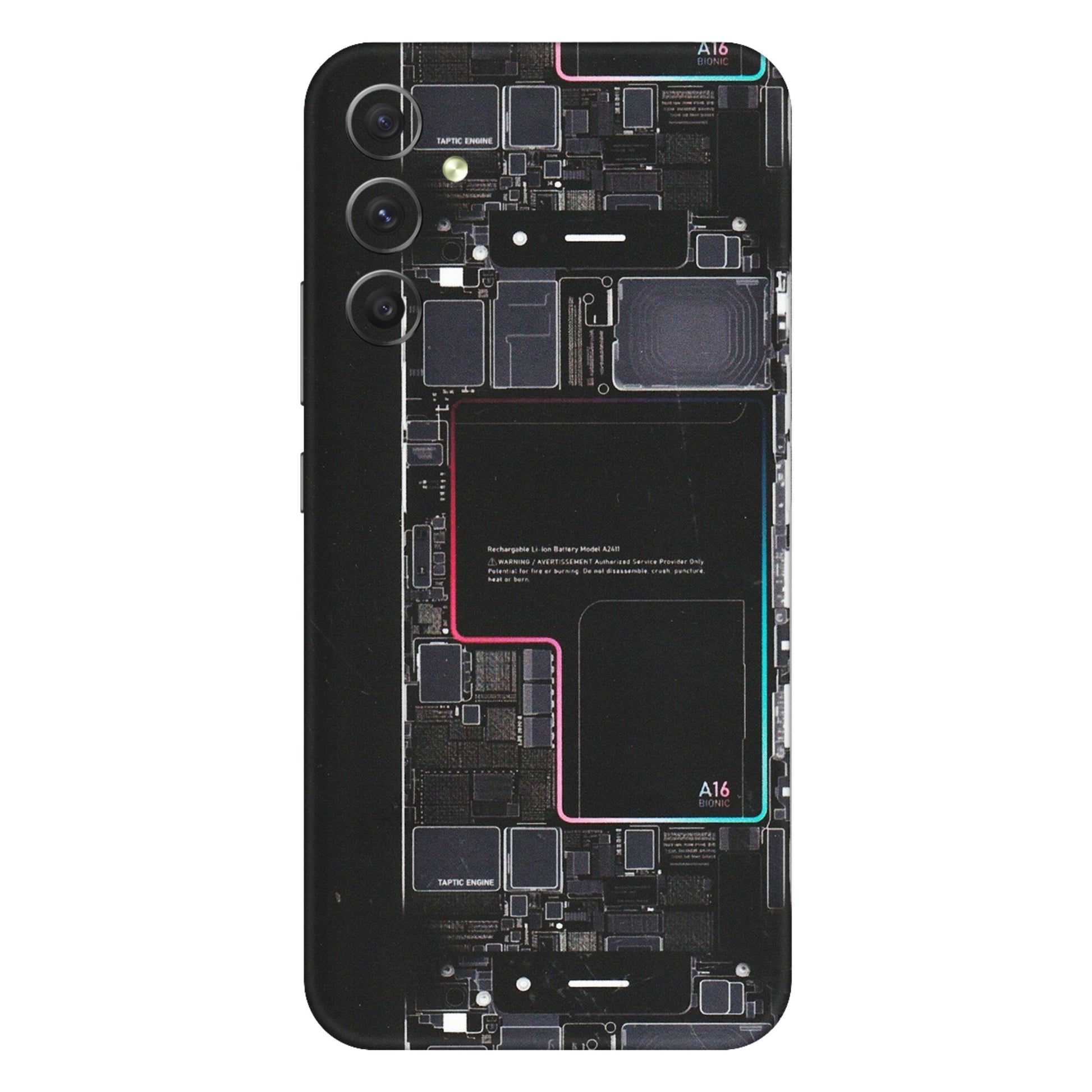 Samsung A/S Series Phone Skins (All Models) - Motherboard Circuit Layout - Matte Finish (M-117) Samsung Galaxy A34 (5G)