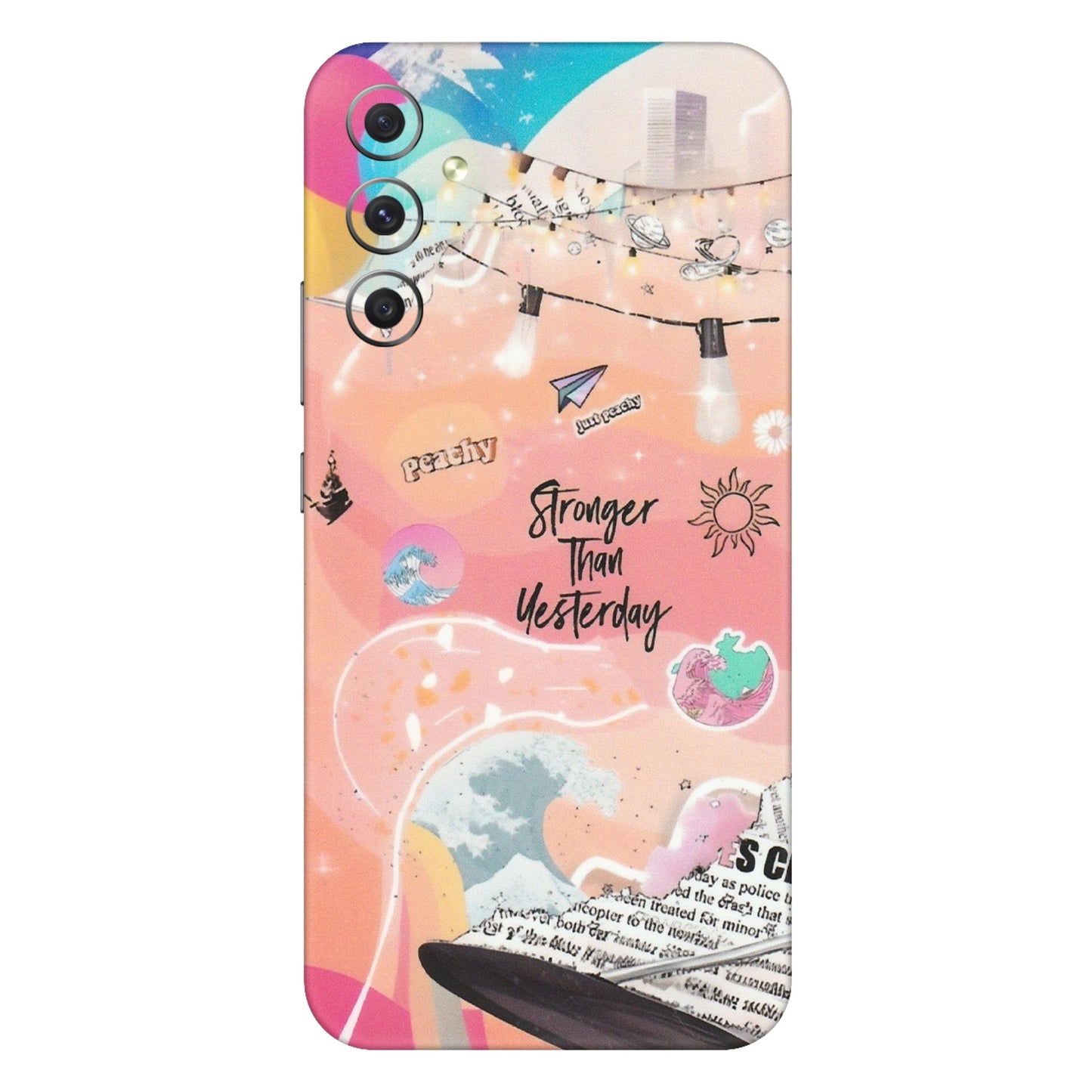 Samsung A/S Series Phone Skins (All Models) - Stronger Then Yesterday - Matte Finish (M-128) Samsung Galaxy A34 (5G)