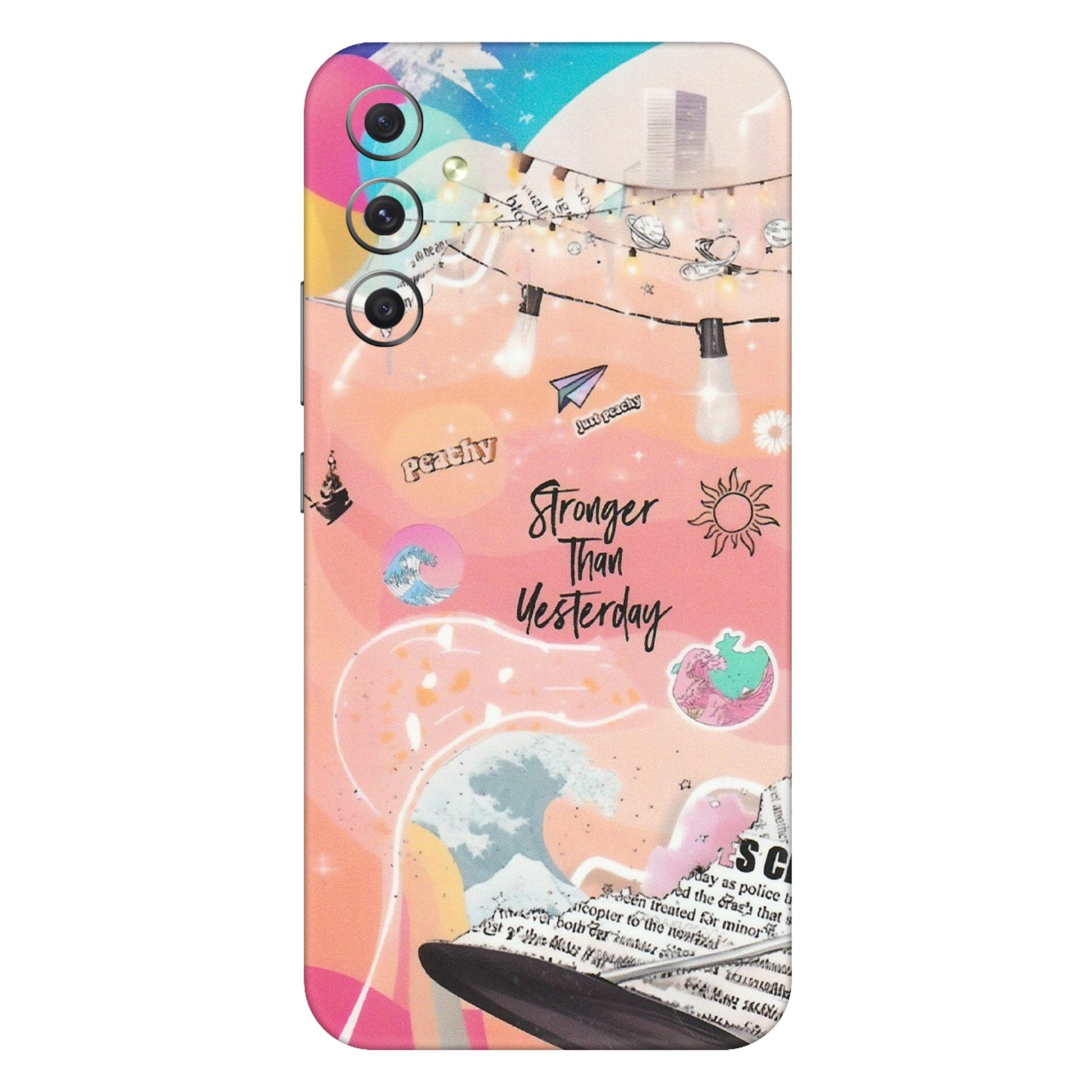 Samsung A/S Series Phone Skins (All Models) - Stronger Then Yesterday - Matte Finish (M-128) Samsung Galaxy A34 (5G)