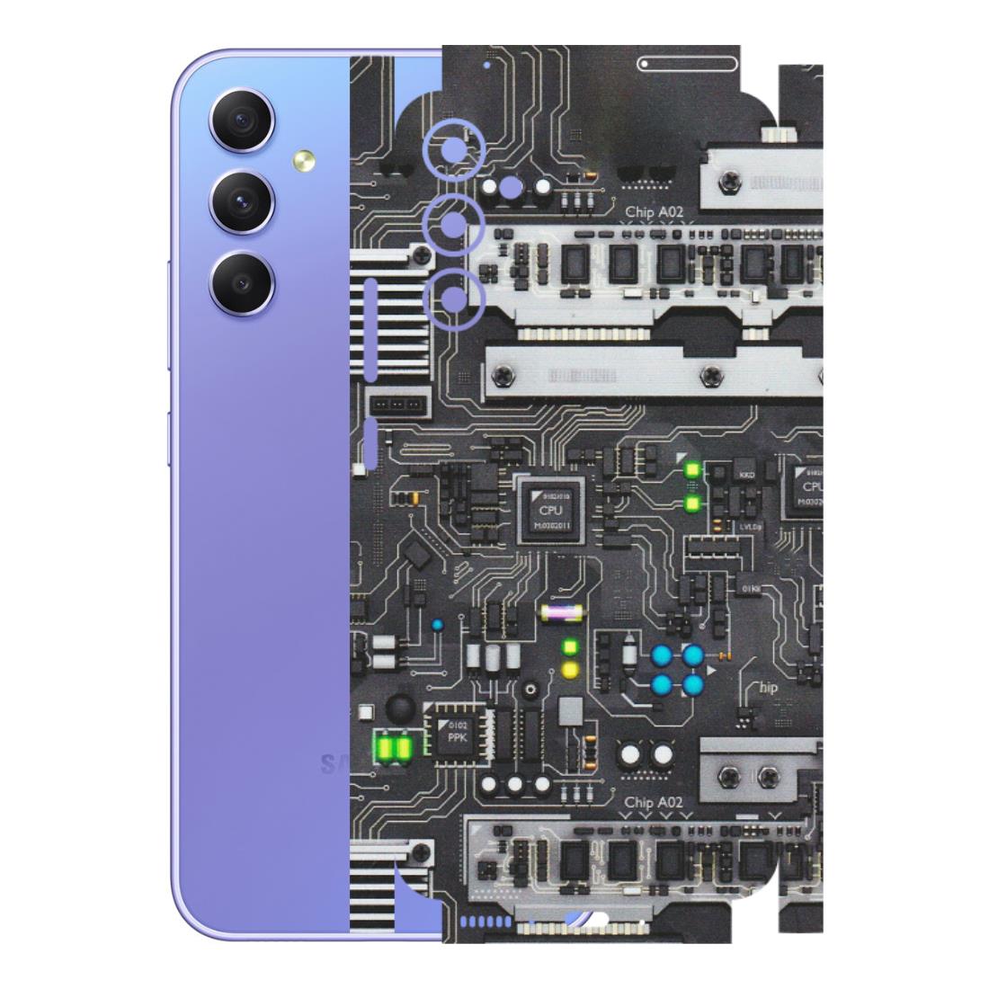 Samsung A/S Series Phone Skins (All Models) - Motherboard Internals - Matte Finish (M-135) Samsung Galaxy A34 (5G)