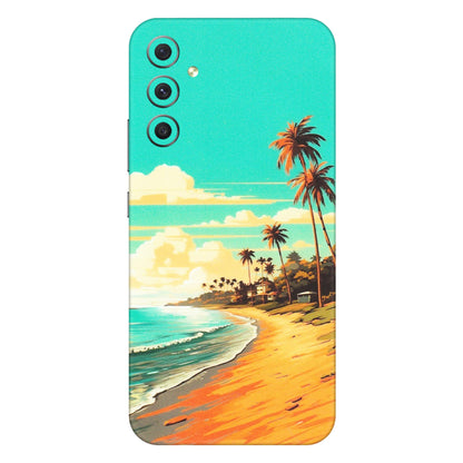 Samsung A/S Series Phone Skins (All Models) - Miami Beach - Matte Finish (M-136) Samsung Galaxy A34 (5G)