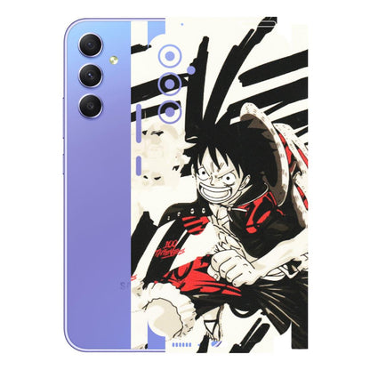 Samsung A/S Series Phone Skins (All Models) - Monkey D.Luffy Manga Anime - Matte Finish (M-145) Samsung Galaxy A34 (5G)