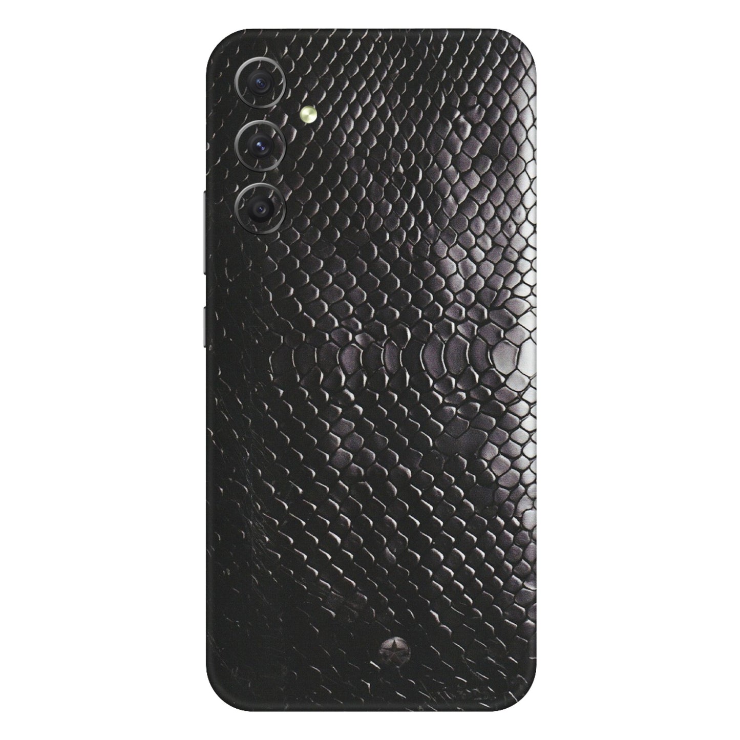 Samsung A/S Series Phone Skins (All Models) - Black Snack Leather - Matte Finish (M-147) Samsung Galaxy A34 (5G)