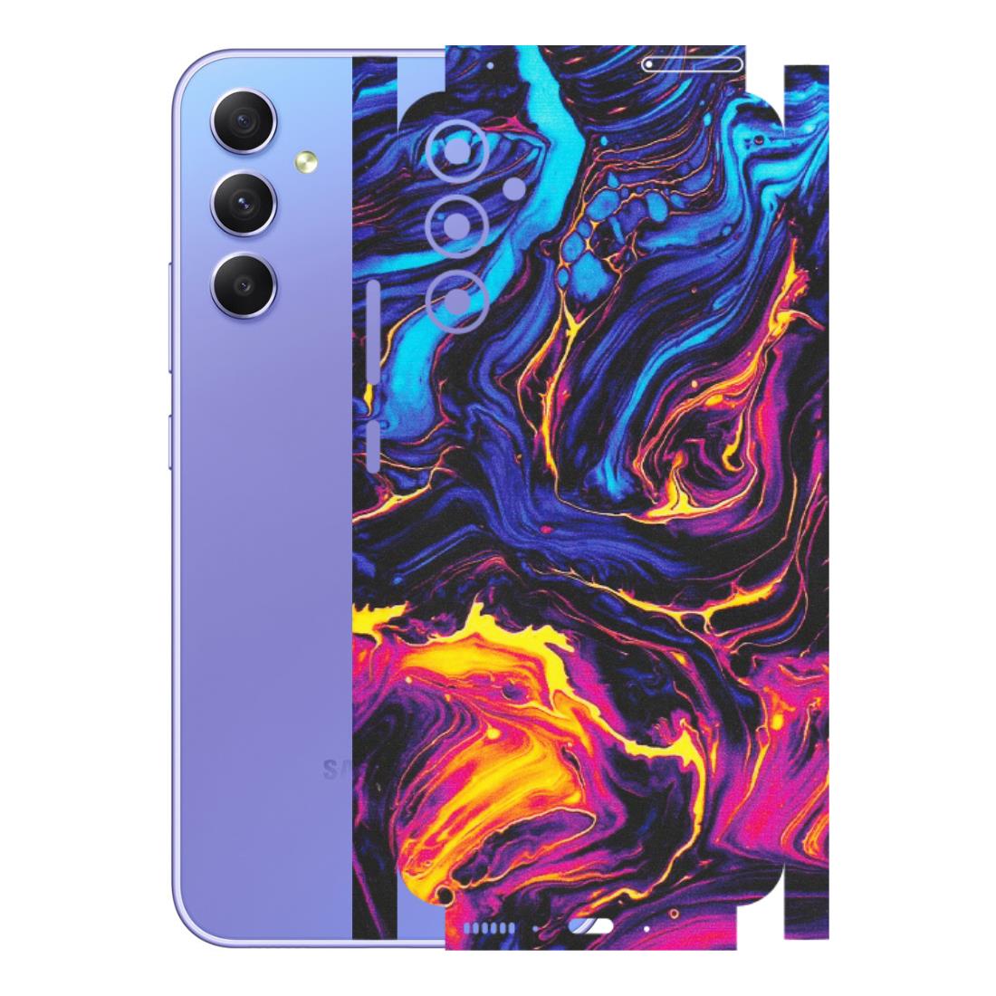 Samsung A/S Series Phone Skins (All Models) - Abstract Paint Classy - Matte Finish (M-15) Samsung Galaxy A34 (5G)