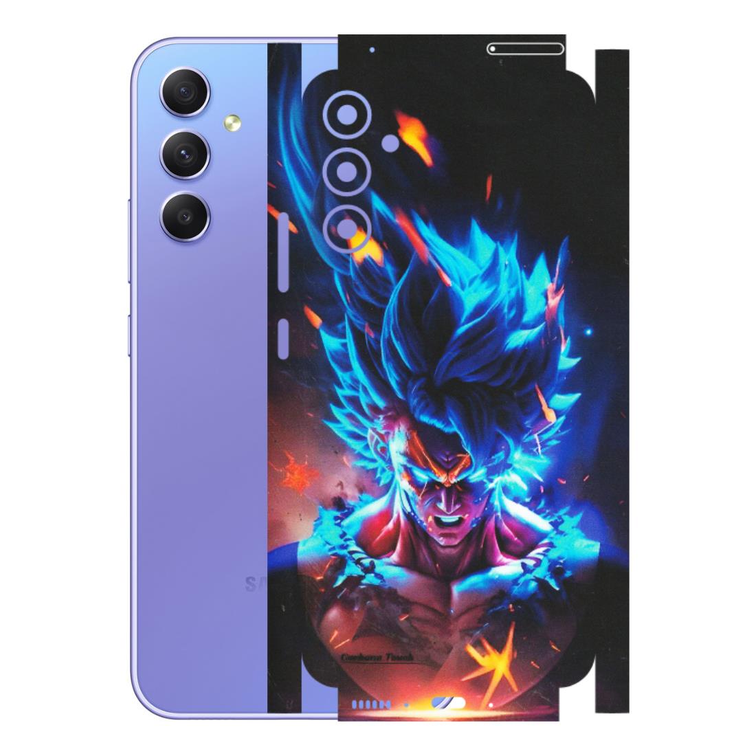Samsung A/S Series Phone Skins (All Models) - Angry Goku Dragon Ball Anime - Matte Finish (M-150) Samsung Galaxy A34 (5G)