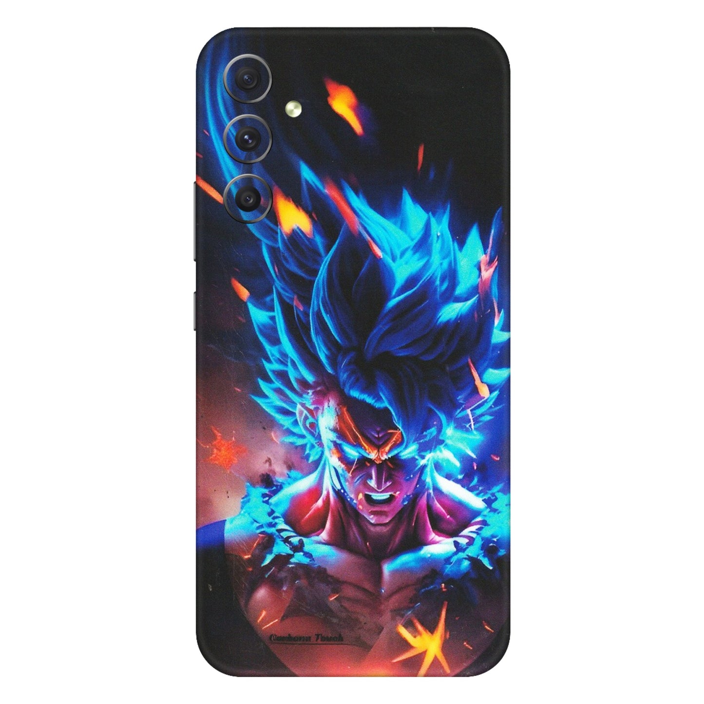 Samsung A/S Series Phone Skins (All Models) - Angry Goku Dragon Ball Anime - Matte Finish (M-150) Samsung Galaxy A34 (5G)
