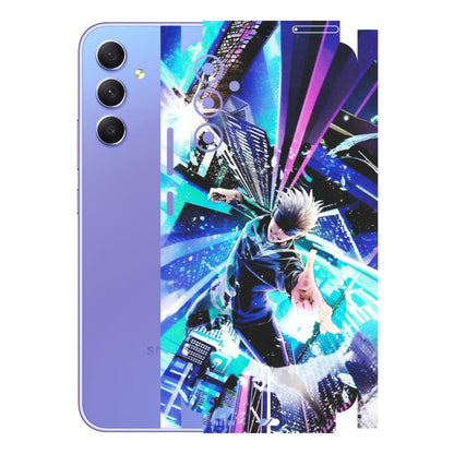 Samsung A/S Series Phone Skins (All Models) - Manga Action Jujustu Kaisen Anime - Matte Finish (M-155) Samsung Galaxy A34 (5G)