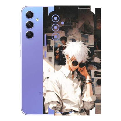Samsung A/S Series Phone Skins (All Models) - Gojo Satoru Jujustu Kaisen Anime - Matte Finish (M-156) Samsung Galaxy A34 (5G)