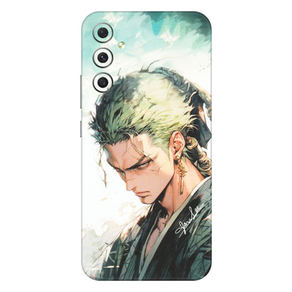 Samsung A/S Series Phone Skins (All Models) - Pirate Hunter One Piece Anime - Matte Finish (M-157) Samsung Galaxy A34 (5G)