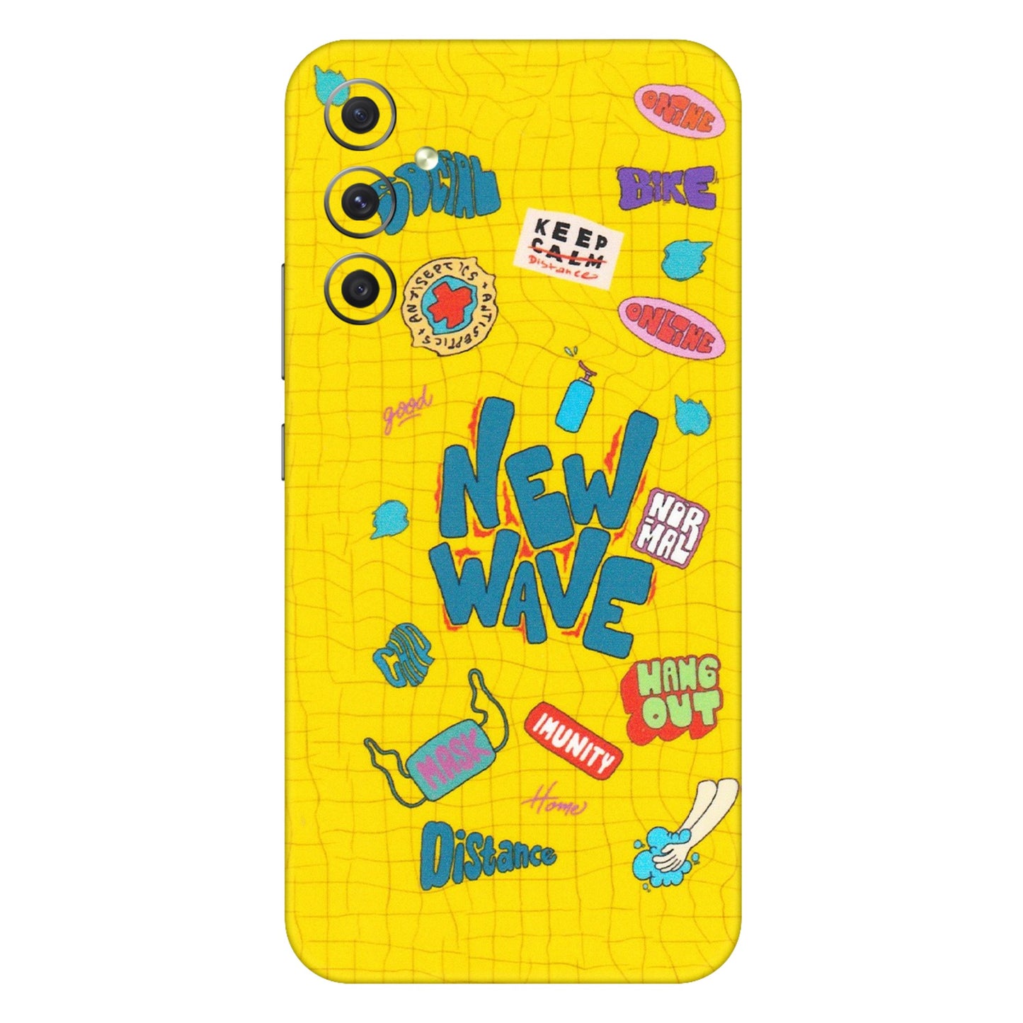 Samsung A/S Series Phone Skins (All Models) - New Wave Life - Matte Finish (M-17) Samsung Galaxy A34 (5G)