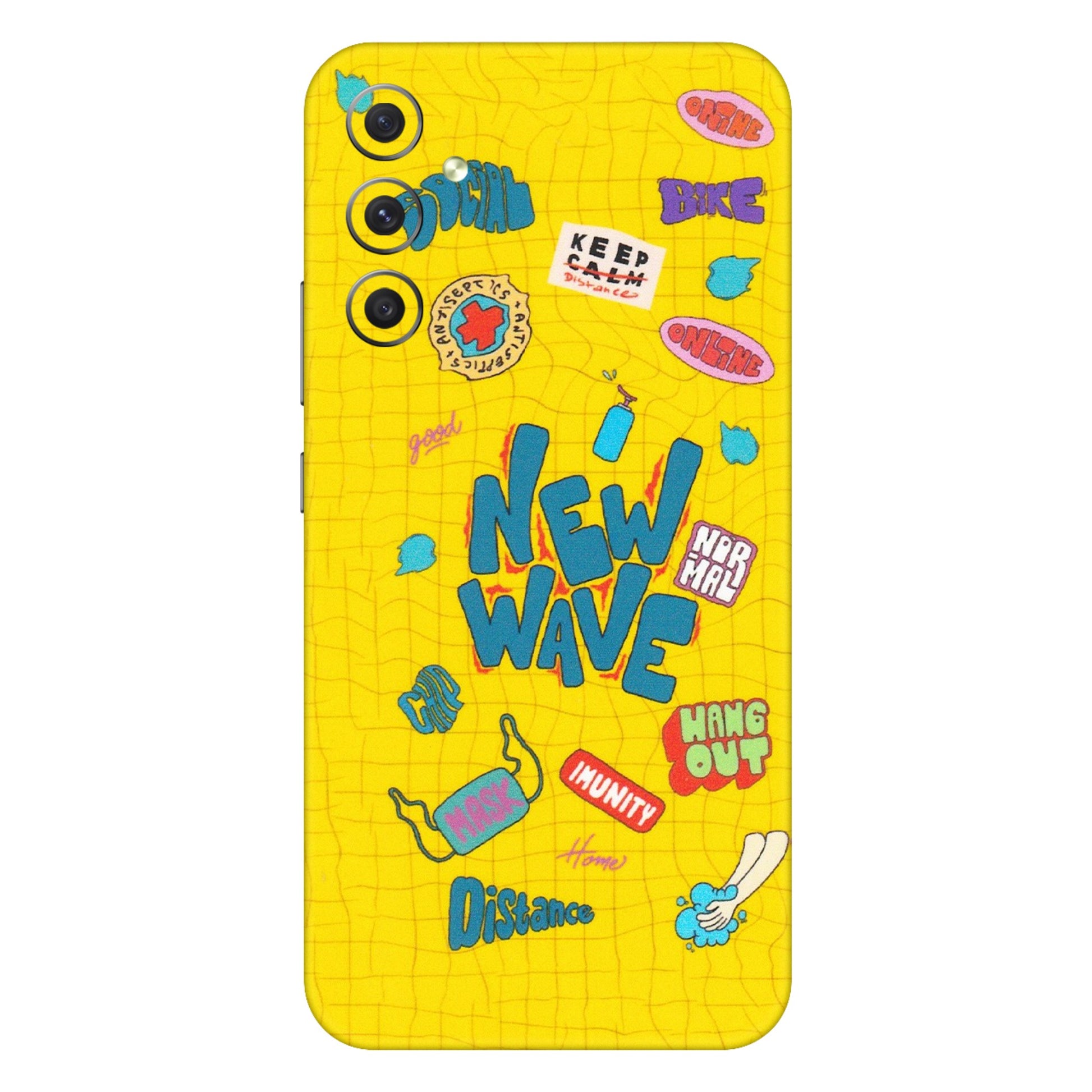 Samsung A/S Series Phone Skins (All Models) - New Wave Life - Matte Finish (M-17) Samsung Galaxy A34 (5G)