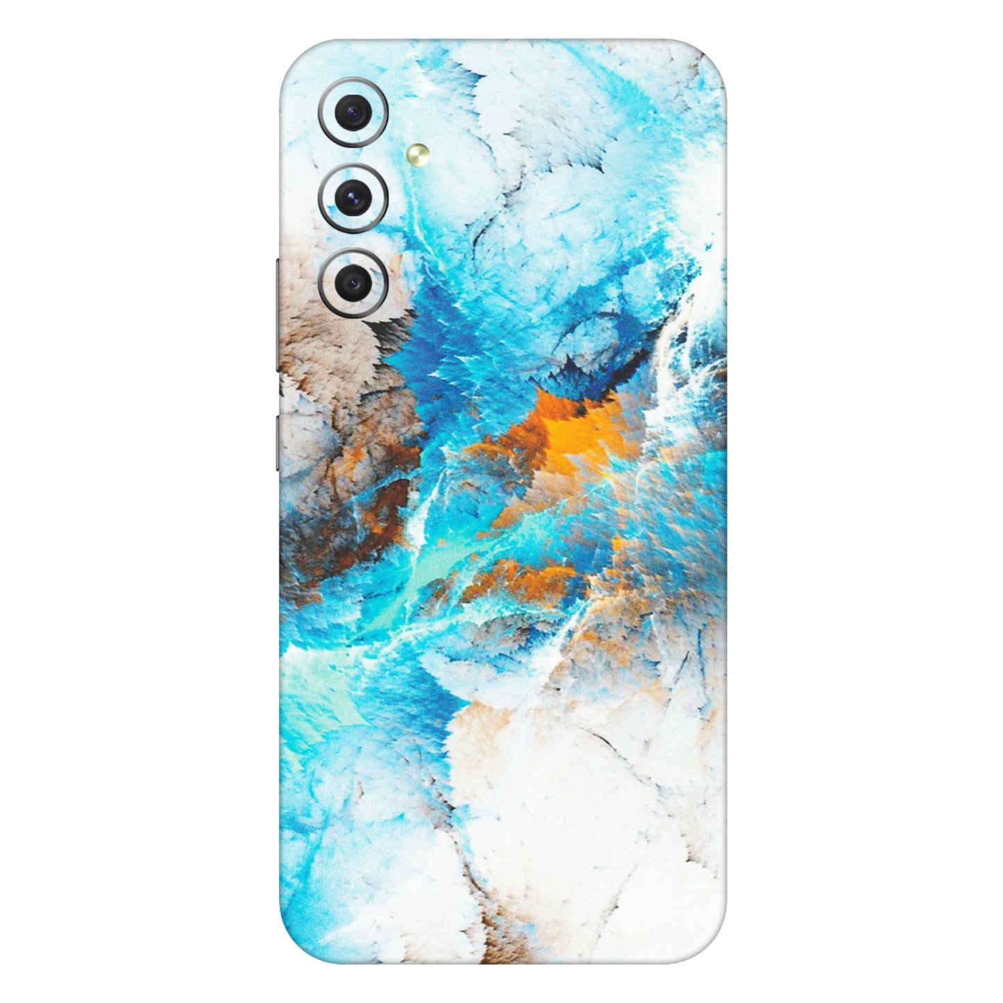 Samsung A/S Series Phone Skins (All Models) - Blue Waves Abstract - Matte Finish (M-19) Samsung Galaxy A34 (5G)