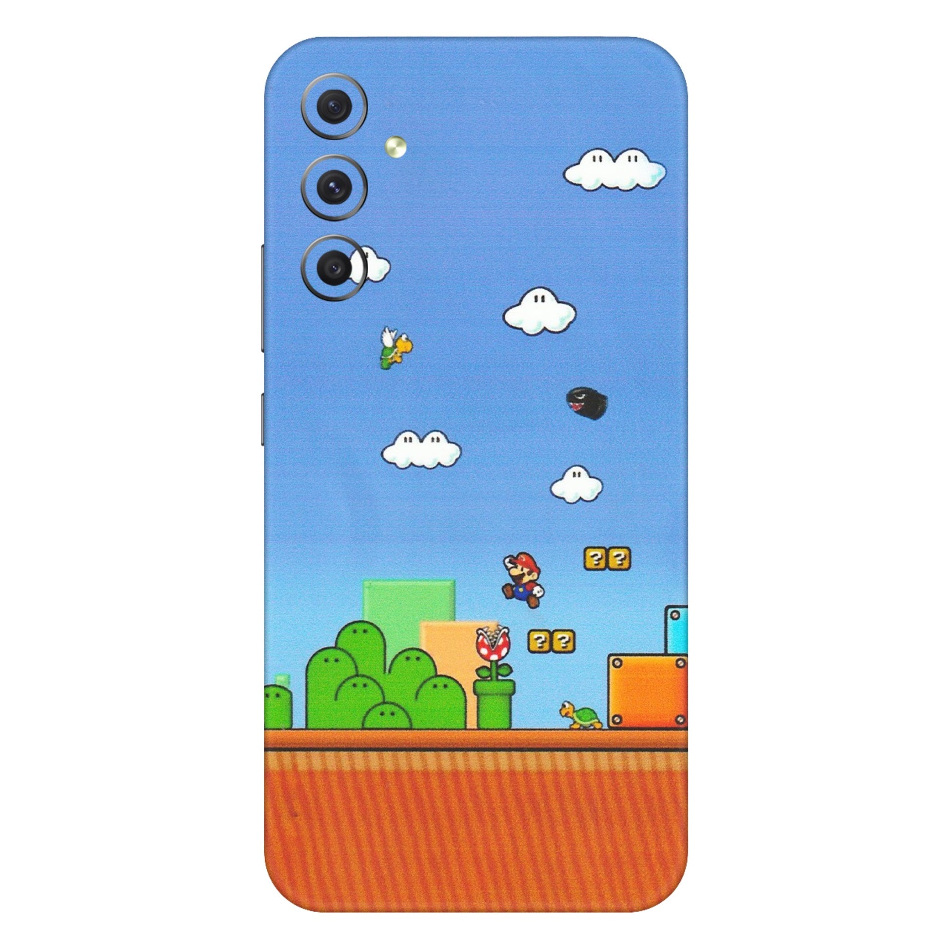 Samsung A/S Series Phone Skins (All Models) - Mario Game Scene - Matte Finish (M-24) Samsung Galaxy A34 (5G)