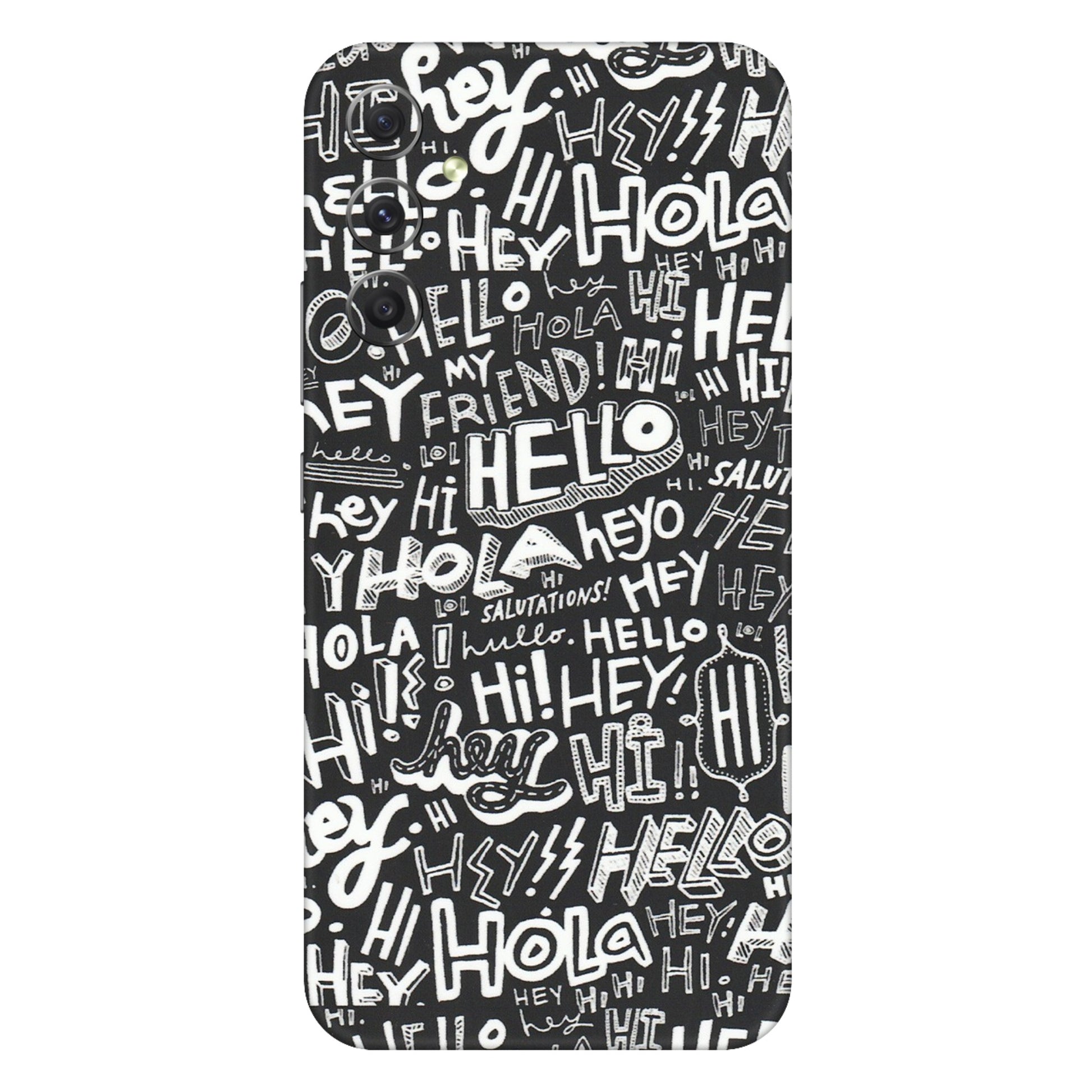 Samsung A/S Series Phone Skins (All Models) - Hi Hello Doodles - Matte Finish (M-25) Samsung Galaxy A34 (5G)