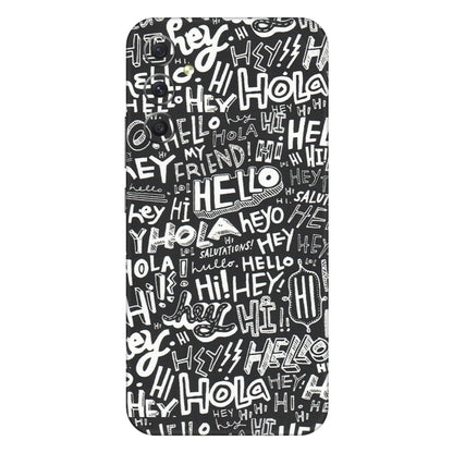 Samsung A/S Series Phone Skins (All Models) - Hi Hello Doodles - Matte Finish (M-25) Samsung Galaxy A34 (5G)