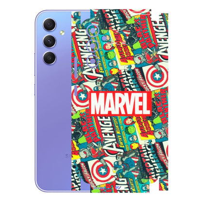 Samsung A/S Series Phone Skins (All Models) - Marvel Comic Lover - Matte Finish (M-30) Samsung Galaxy A34 (5G)