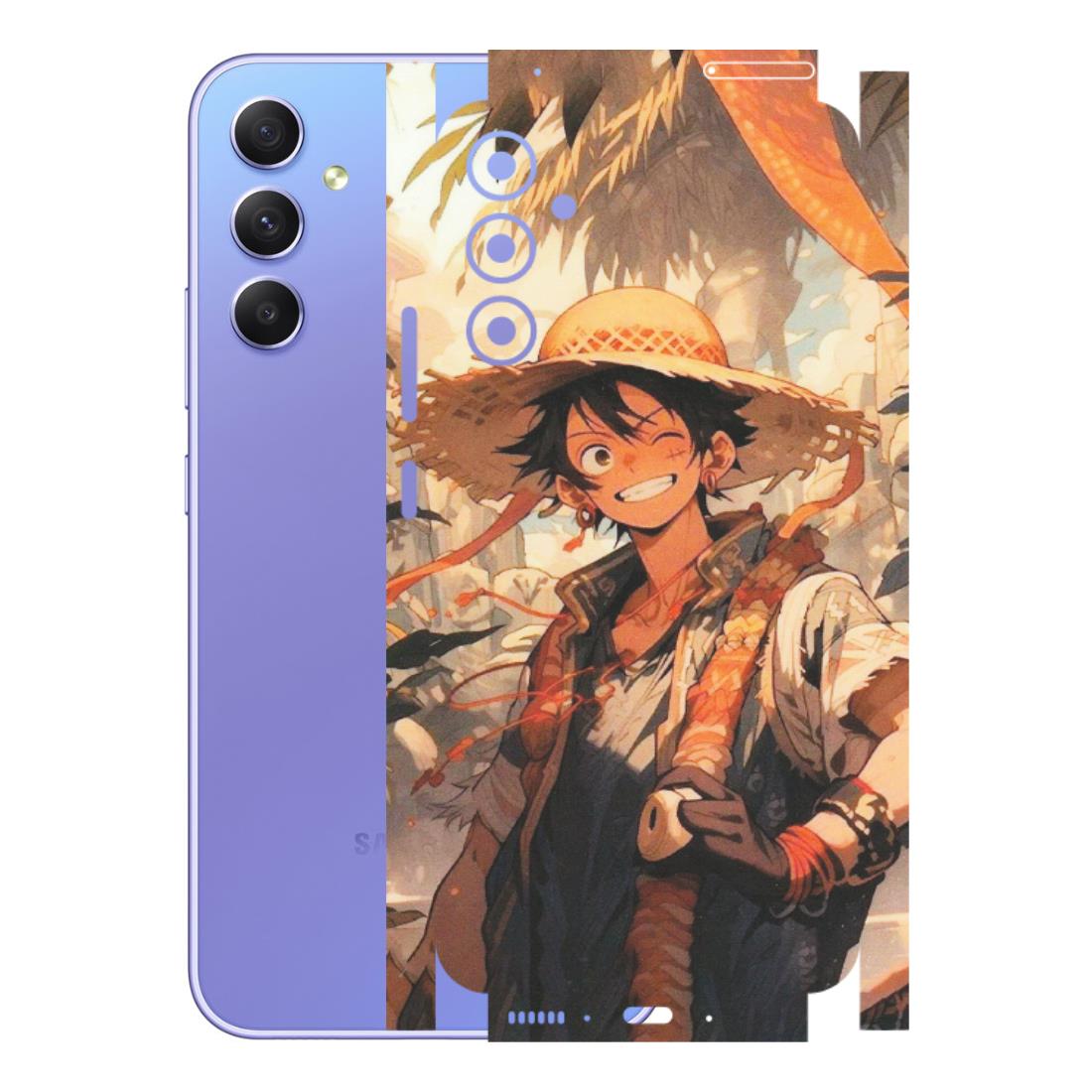 Samsung A/S Series Phone Skins (All Models) - Anime Character Smile - Matte Finish (M-33) Samsung Galaxy A34 (5G)
