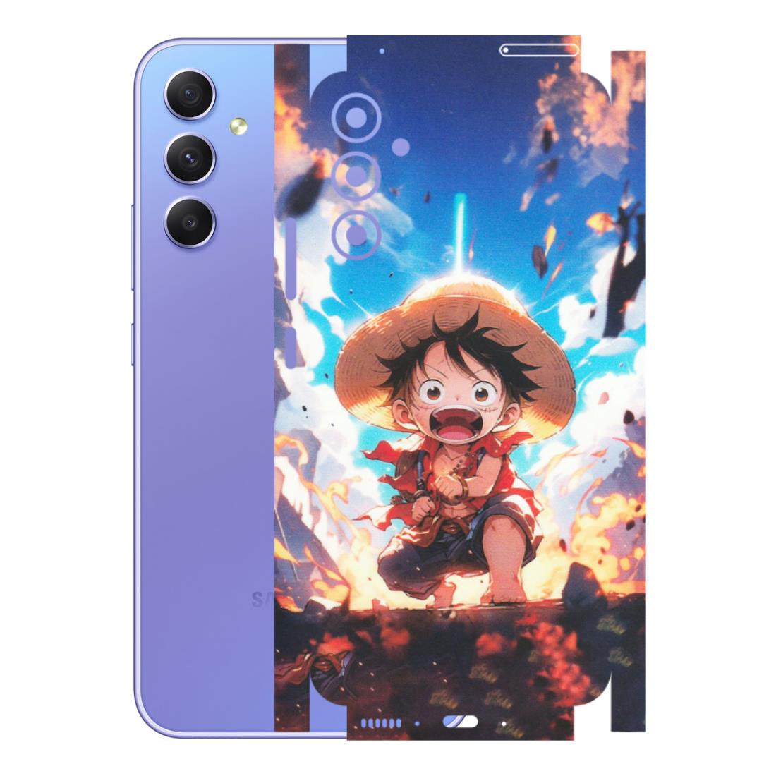 Samsung A/S Series Phone Skins (All Models) - Toon One Piece Cute Character - Matte Finish (M-35) Samsung Galaxy A34 (5G)