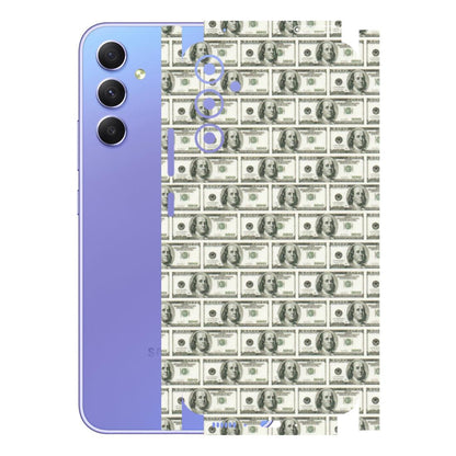 Samsung A/S Series Phone Skins (All Models) - I Love Dollars - Matte Finish (M-40) Samsung Galaxy A34 (5G)