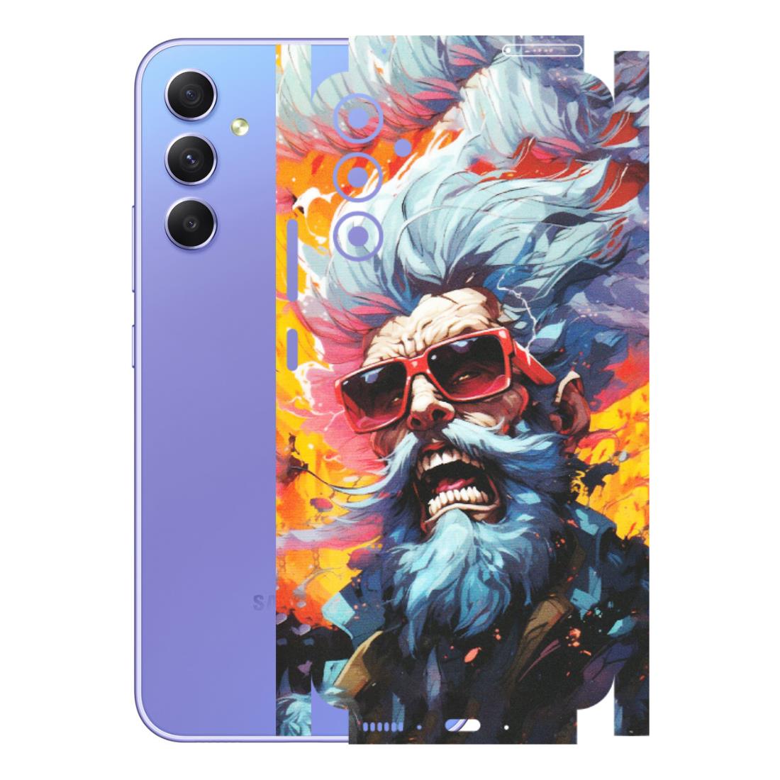Samsung A/S Series Phone Skins (All Models) - Daddy Cool Character - Matte Finish (M-43) Samsung Galaxy A34 (5G)