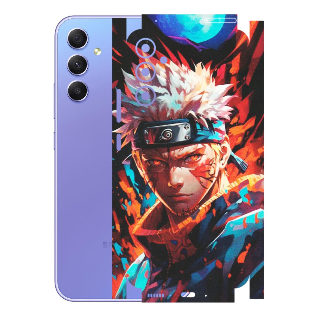 Samsung A/S Series Phone Skins (All Models) - Anime Ferocious Character - Matte Finish (M-44) Samsung Galaxy A34 (5G)