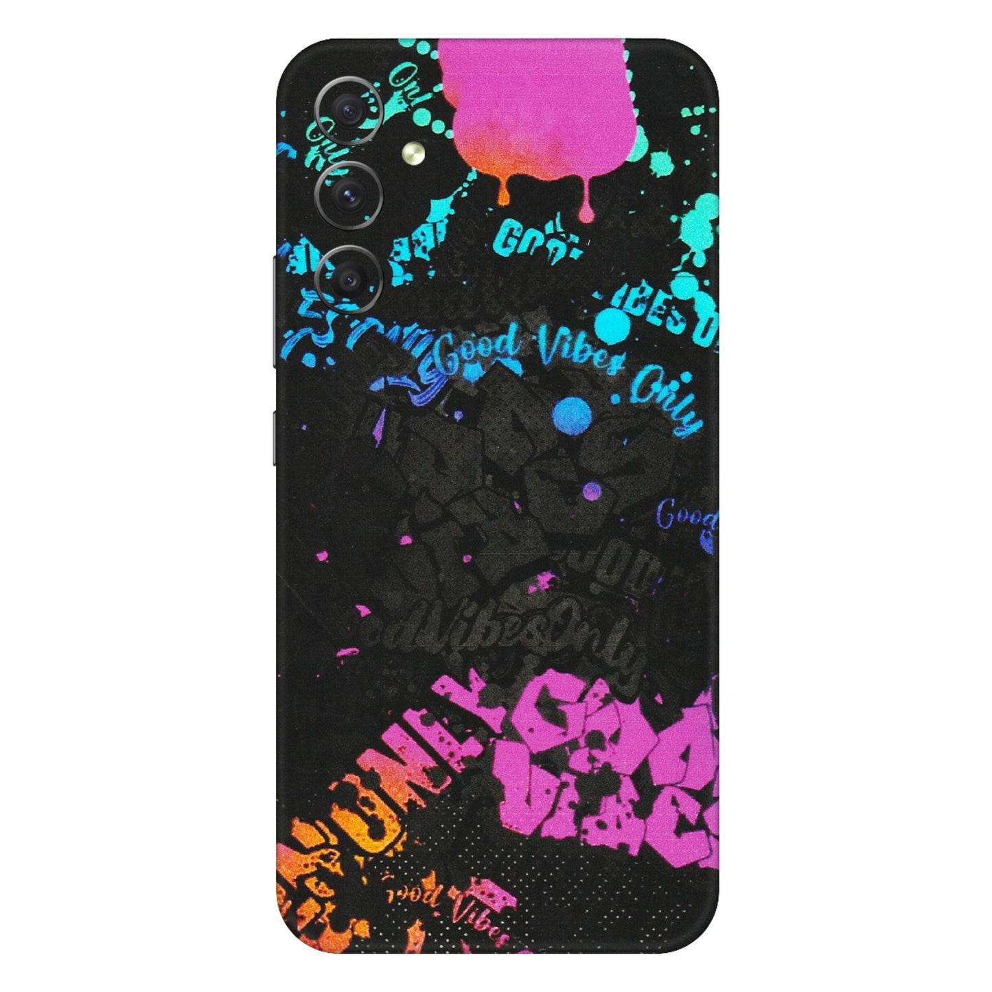 Samsung A/S Series Phone Skins (All Models) - Majestic Black Vibes - Matte Finish (M-62) Samsung Galaxy A34 (5G)