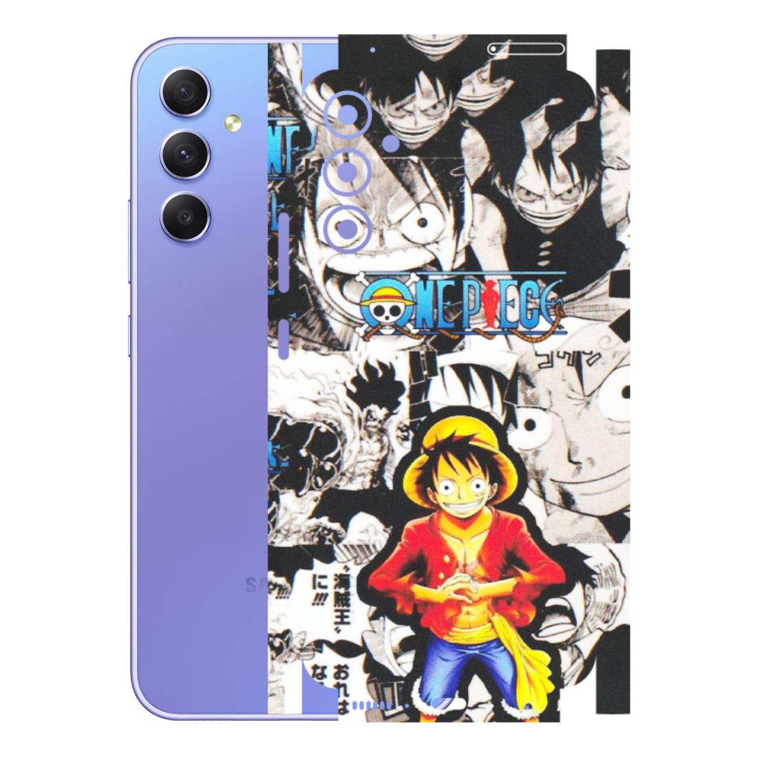 Samsung A/S Series Phone Skins (All Models) - One Piece B&W - Matte Finish (M-63) Samsung Galaxy A34 (5G)