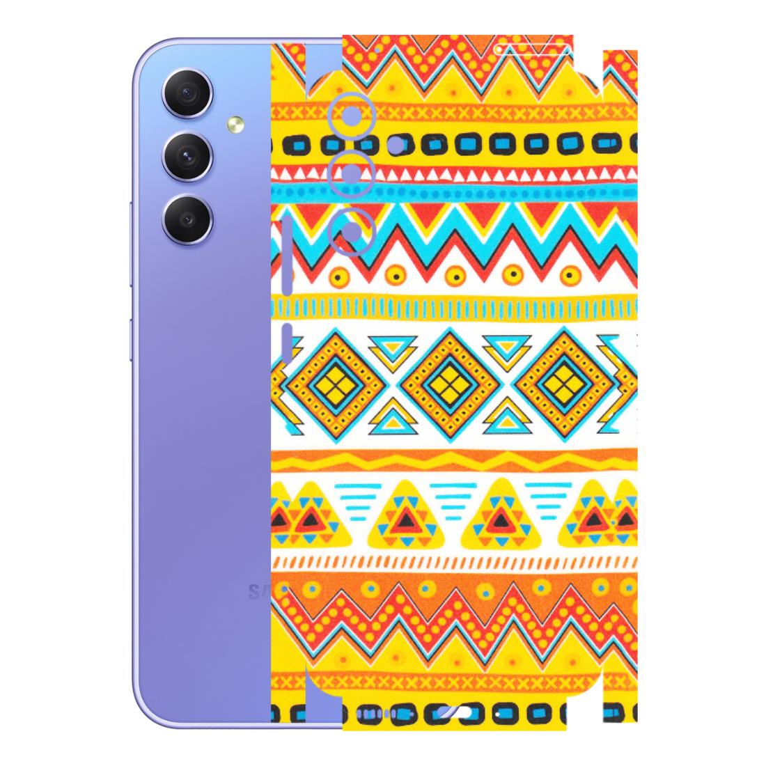 Samsung A/S Series Phone Skins (All Models) - Mexican Abstract - Matte Finish (M-71) Samsung Galaxy A34 (5G)