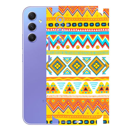 Samsung A/S Series Phone Skins (All Models) - Mexican Abstract - Matte Finish (M-71) Samsung Galaxy A34 (5G)