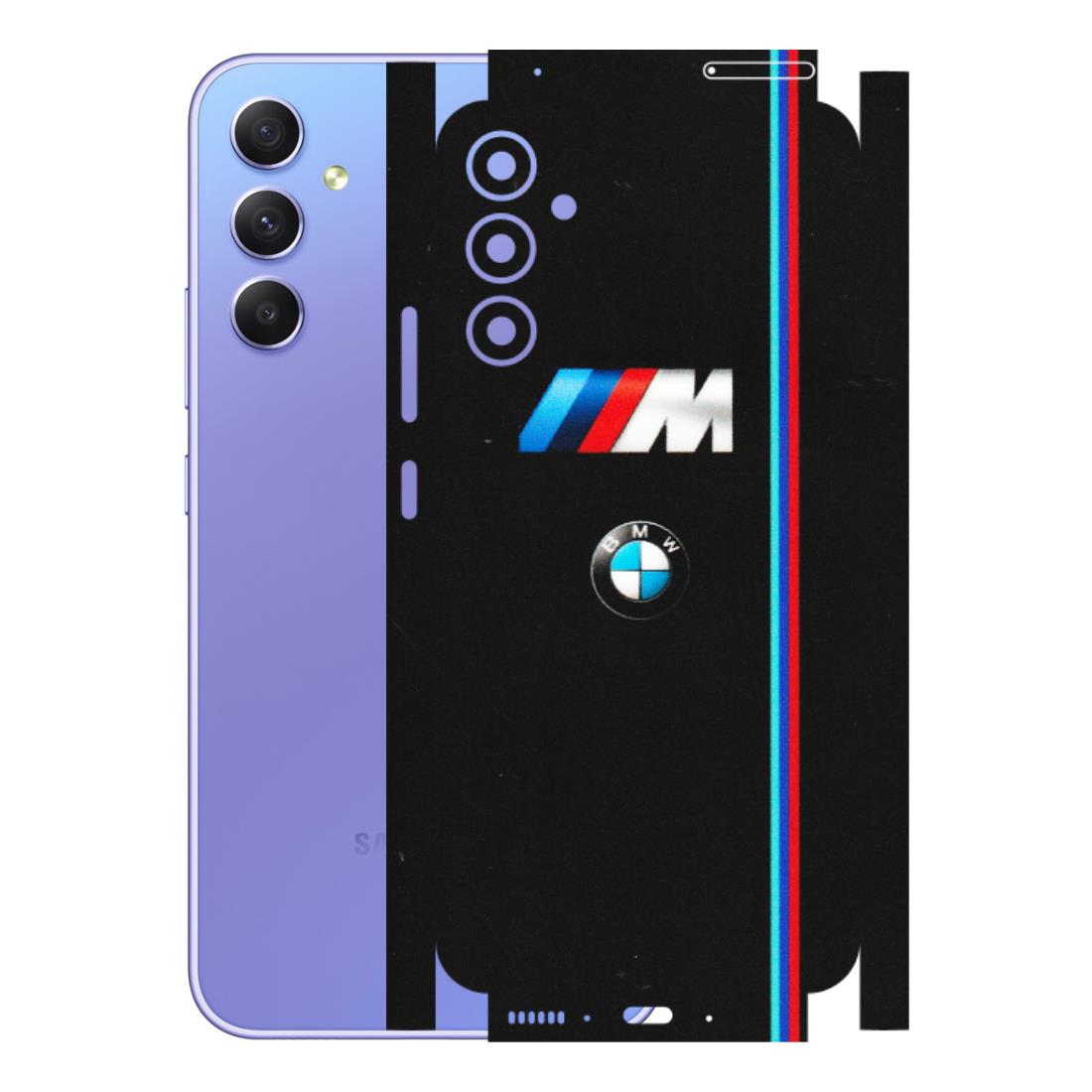 Samsung A/S Series Phone Skins (All Models) - Styling With Black BMW - Matte Finish (M-74) Samsung Galaxy A34 (5G)