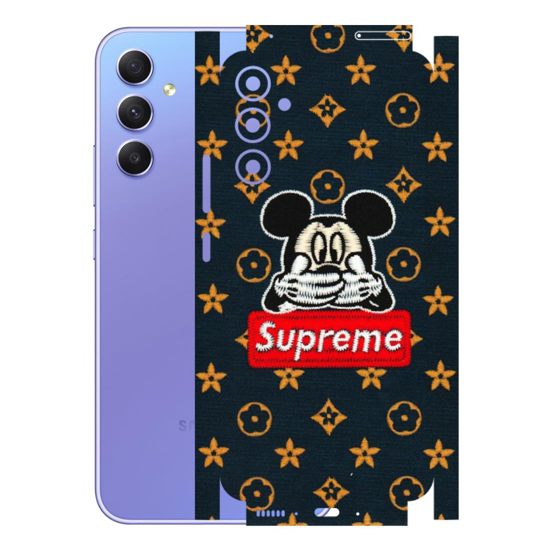 Samsung A/S Series Phone Skins (All Models) - Mickey Supreme - Matte Finish (M-83) Samsung Galaxy A34 (5G)