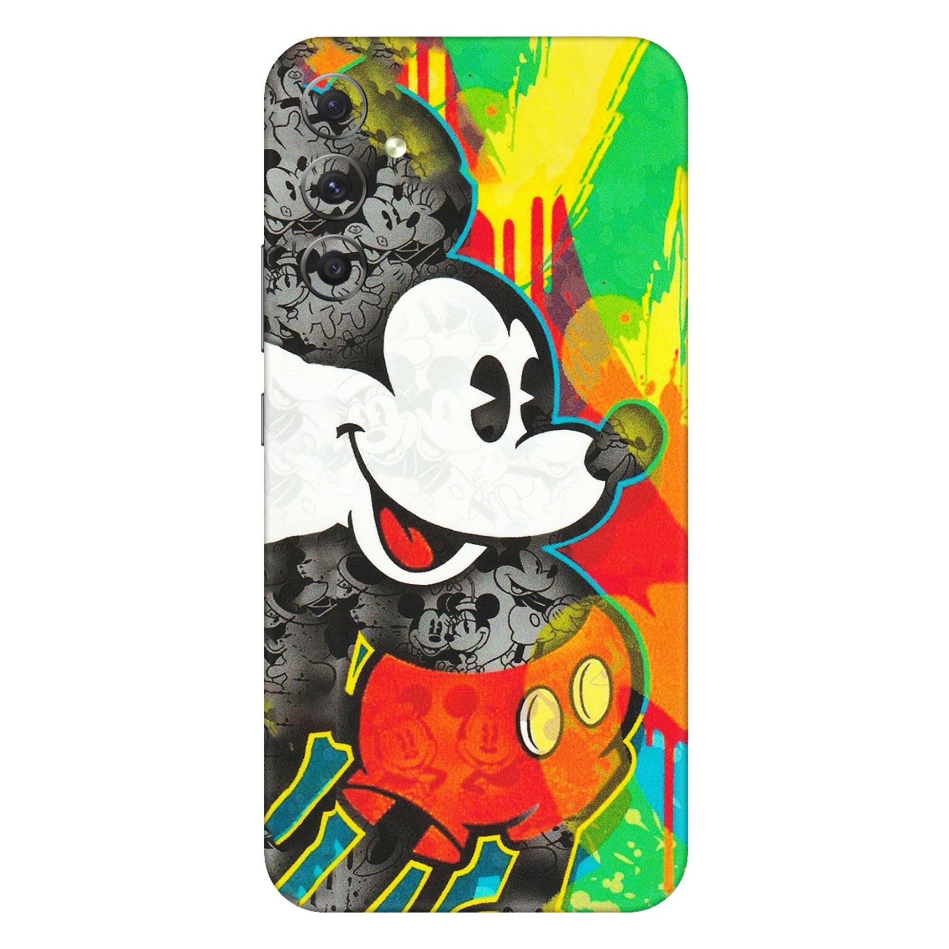 Samsung A/S Series Phone Skins (All Models) - Multiple Mickey With Colourful Texture - Matte Finish (M-84) Samsung Galaxy A34 (5G)