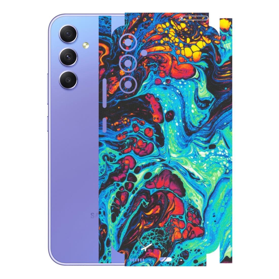 Samsung A/S Series Phone Skins (All Models) - Majestic Galactic Marbel - Matte Finish (M-85) Samsung Galaxy A34 (5G)