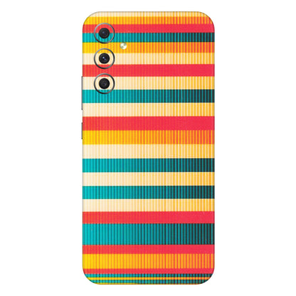 Samsung A/S Series Phone Skins (All Models) - Colourful Stripes Soothing Effect - Matte Finish (M-86) Samsung Galaxy A34 (5G)