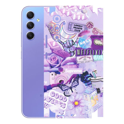 Samsung A/S Series Phone Skins (All Models) - Supreme Purple Magic - Matte Finish (M-88) Samsung Galaxy A34 (5G)