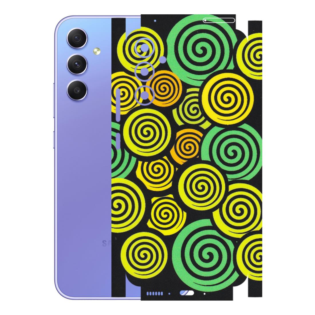 Samsung A/S Series Phone Skins (All Models) - Crazy Spiral - Matte Finish (M-91) Samsung Galaxy A34 (5G)