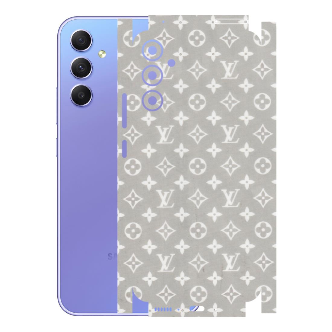 Samsung A/S Series Phone Skins (All Models) - Luxury Brands Logo - Transparent Finish (T-07) Samsung Galaxy A34 (5G)