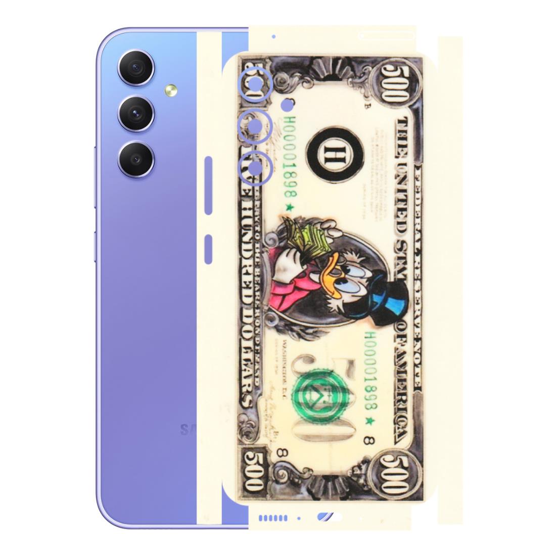 Samsung A/S Series Phone Skins (All Models) - Five Hundred Dollar Duck - Transparent Finish (T-15) Samsung Galaxy A34 (5G)